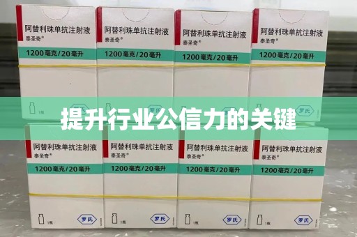 呼和浩特提升行业公信力的关键